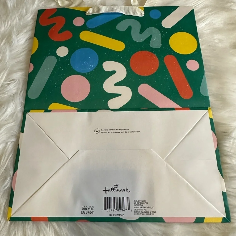 🩵5/$8 Colorful Geometric Gift Bag